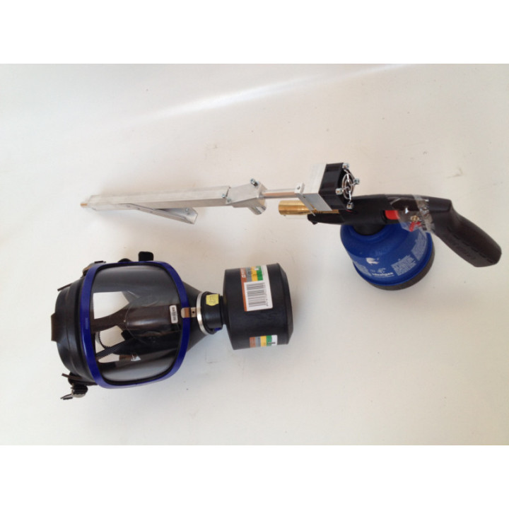 Oxálsav párologtató + teljes álarc