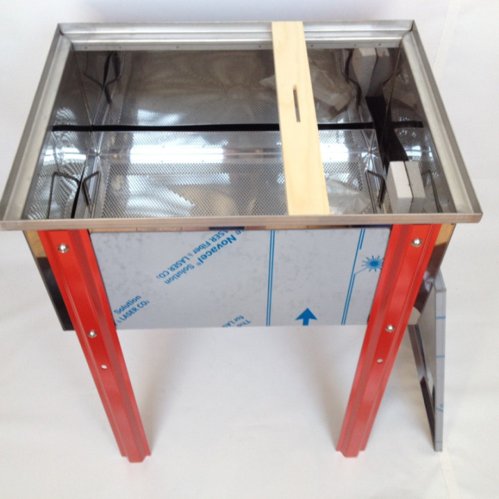 Rozsdamentes fedelező kád