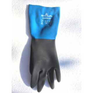 Neoprén Vegyszerálló védőkesztyű 9-es méretben