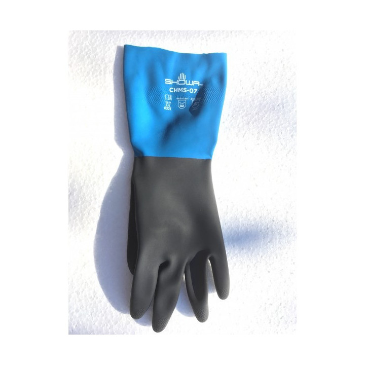 Neoprén Vegyszerálló védőkesztyű 9-es méretben