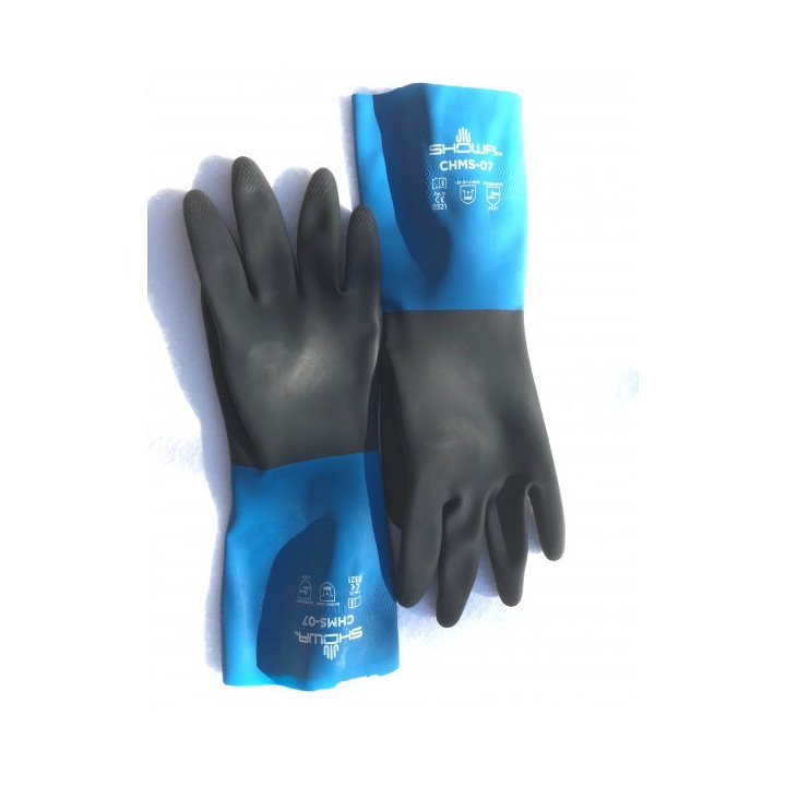 Neoprén Vegyszerálló védőkesztyű 9-es méretben