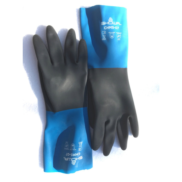 Neoprén vegyszerálló védőkesztyű