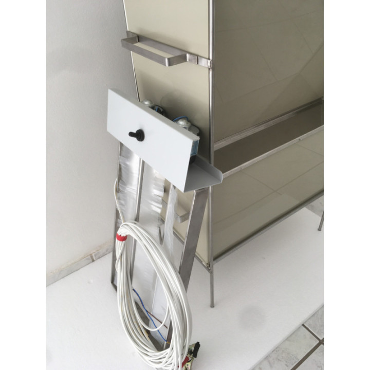 Méhlesöprő berendezés Erősített dobozzal és borítással