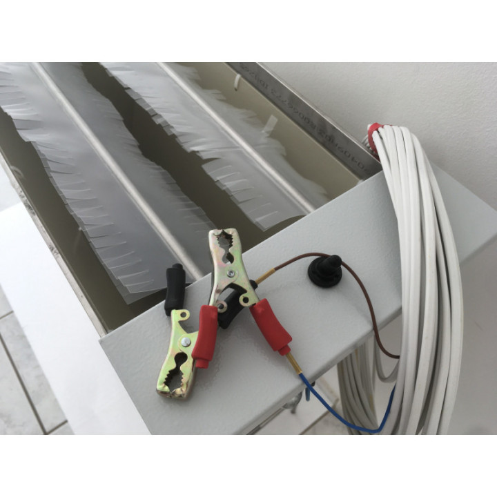 Méhlesöprő berendezés Erősített dobozzal és borítással