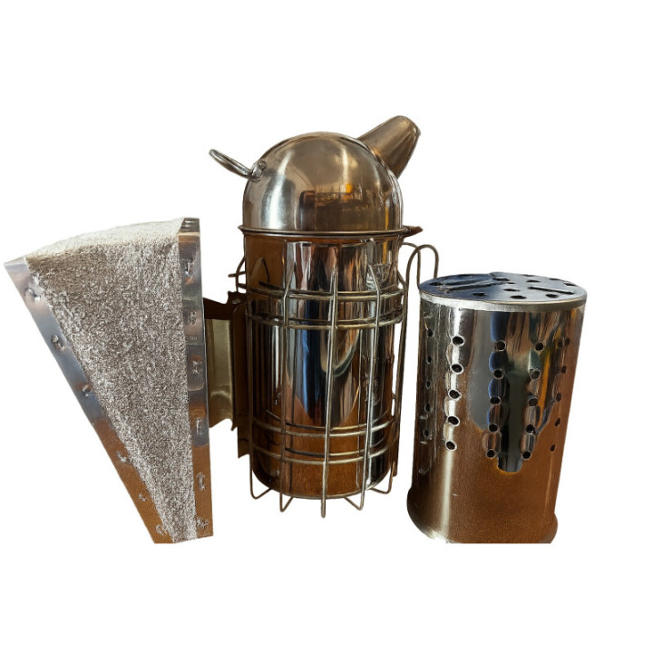 Rozsdamentes füstölő kivehető betéttel Ø 100 mm