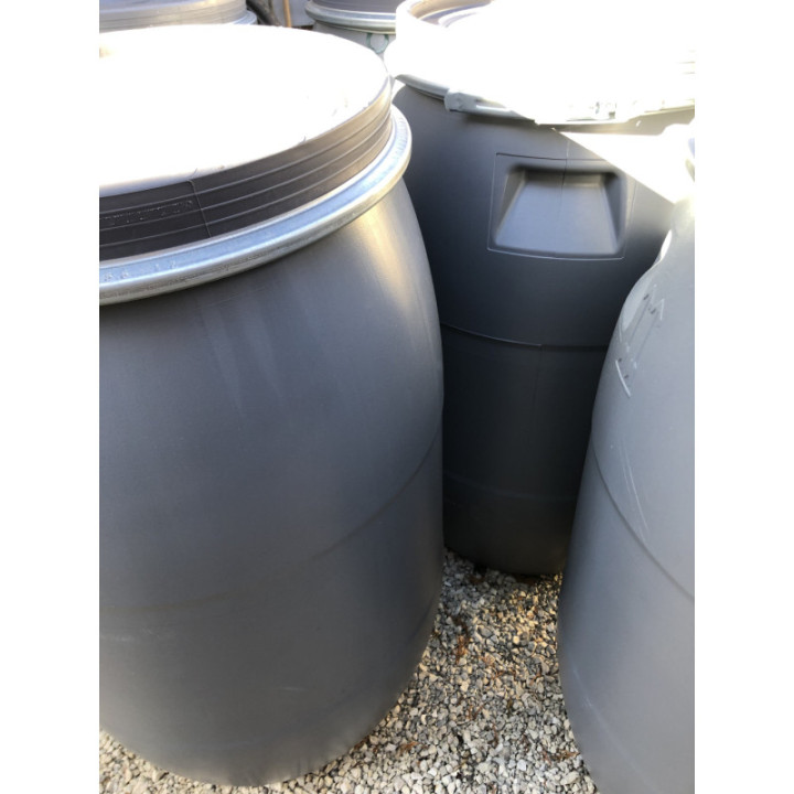 Műanyag fedeles hordó 120 l mézes