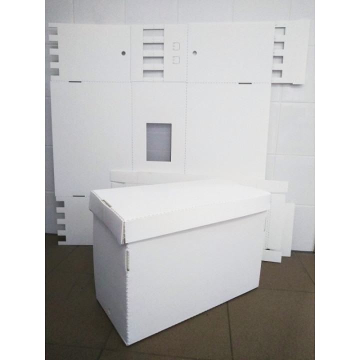 Hunor rajláda, lapra szerelt