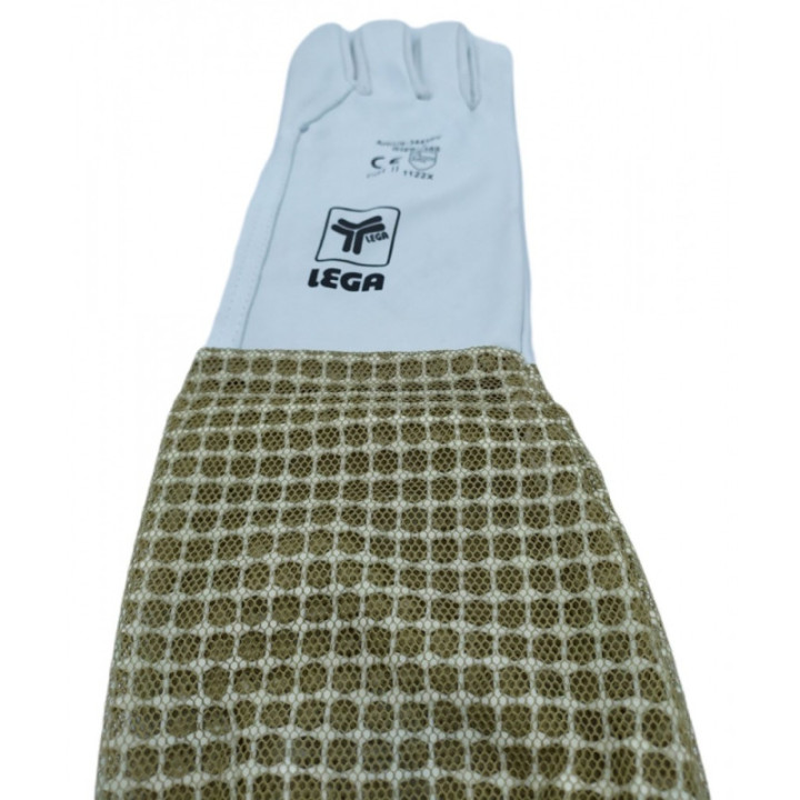 Méhész bőr kesztyű M légáteresztő