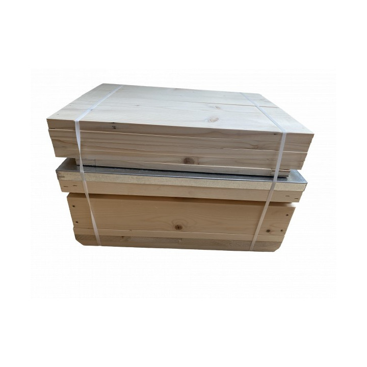 1/2 NB kaptár lapra szerelt