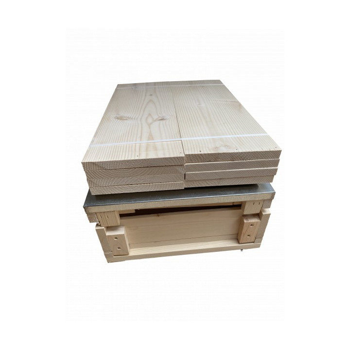 1/2 NB kaptár lapra szerelt