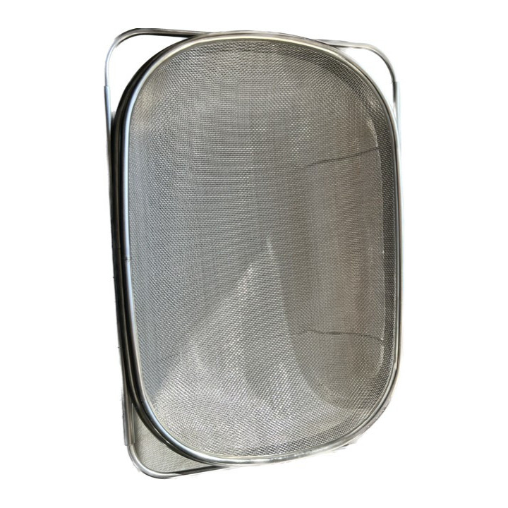 Dupla szűrő ovális INOX