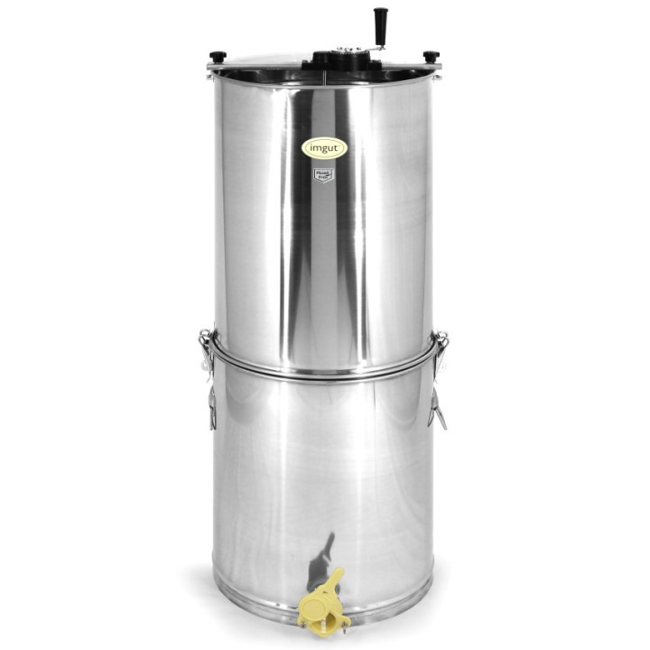 3 in 1 Mézpergető szűrővel és letöltő tartállyal Imgut®  Ø410 Hunor, 1/2NB