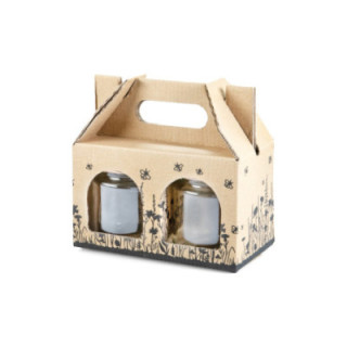 Díszdoboz (2 x 250 g) mézes üvegekhez