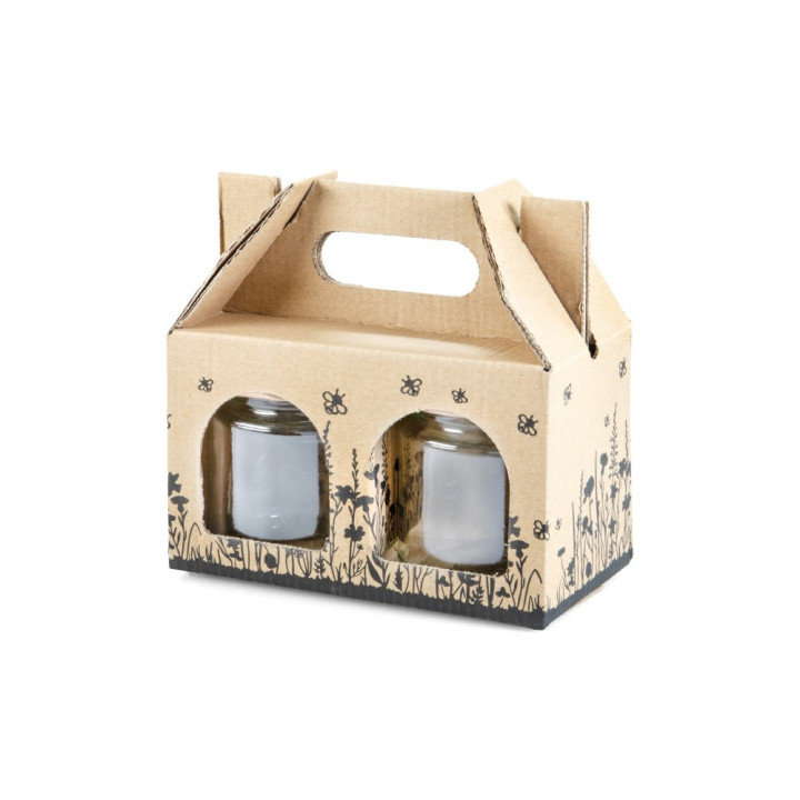 Díszdoboz (2 x 250 g) mézes üvegekhez