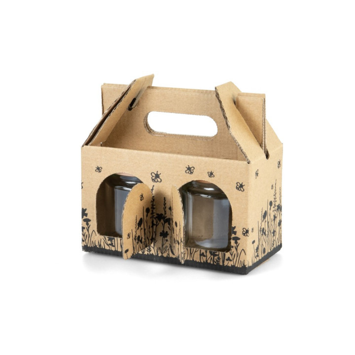 Díszdoboz (2 x 250 g) mézes üvegekhez