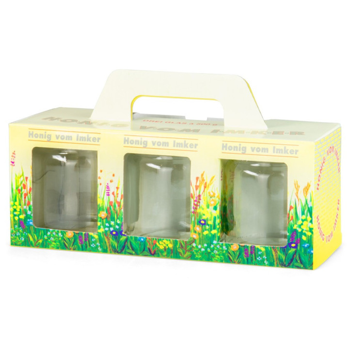 Ajándékdoboz "Virágosrét" 3 x 500 g