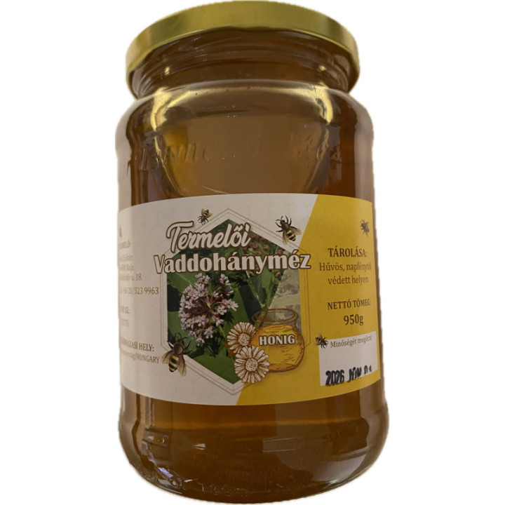 Termelői Vaddohányméz 1 kg