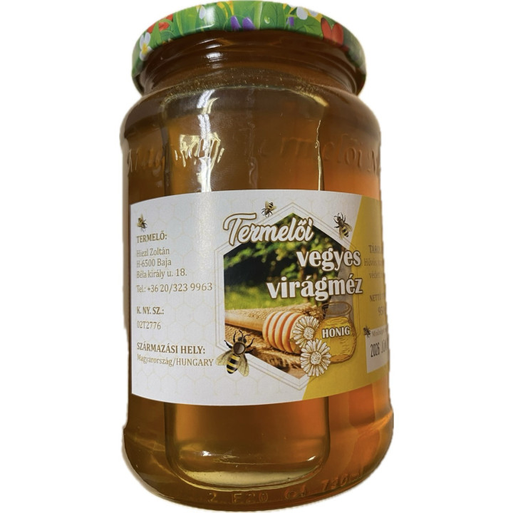 Termelői vegyes virágméz 1 kg