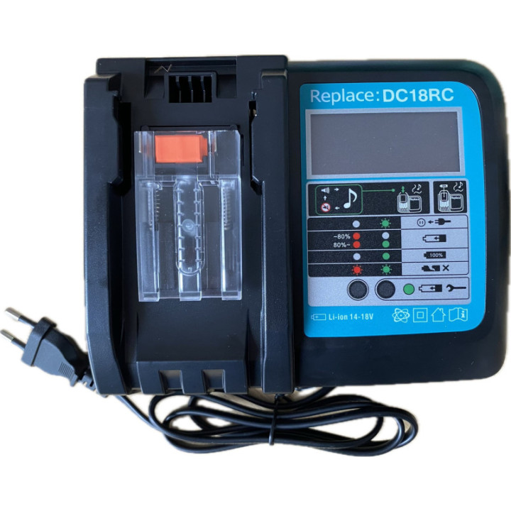 Makita DC18RC akkumulátor gyorstöltő 14V-18V