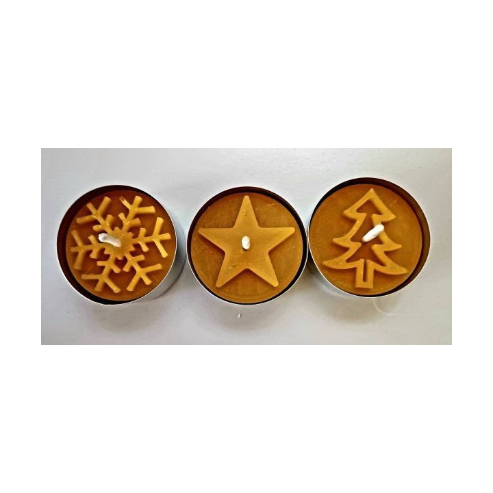 Karácsonyi mécses szett, szilikon gyertyaöntő forma 15 db-os