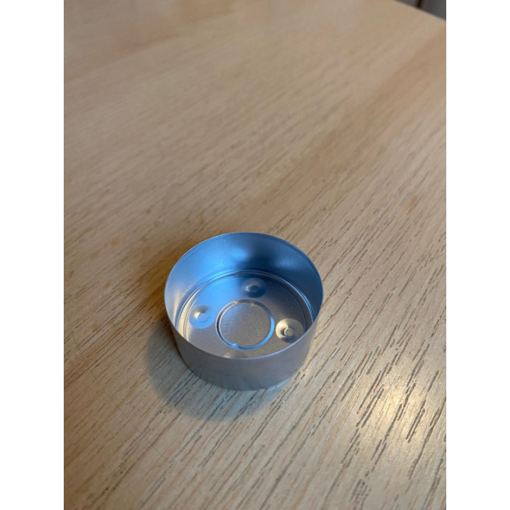 Mécses alumínium héj, tartó