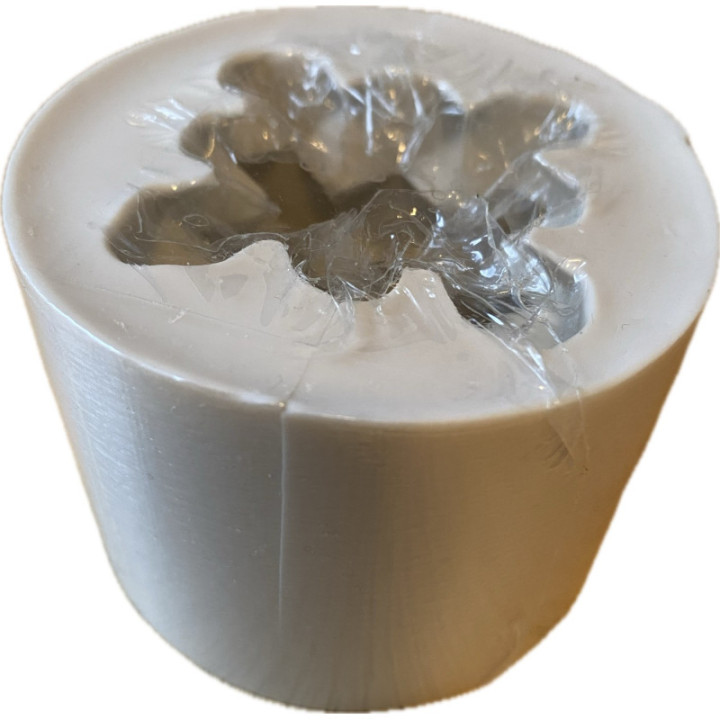 Rubik kocka, szilikon gyertyaöntőforma 110 g