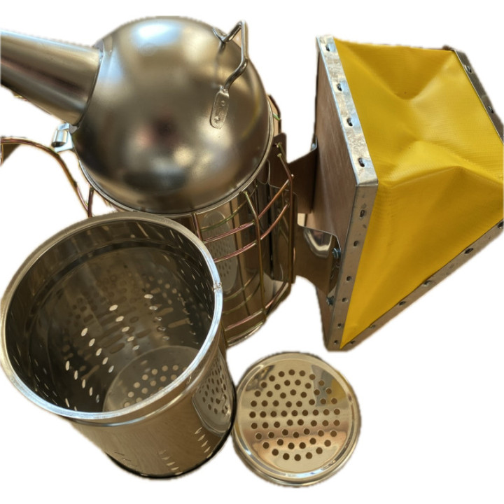 Rozsdamentes füstölő rostélyos, plusz kivehető betéttel Ø 10 cm