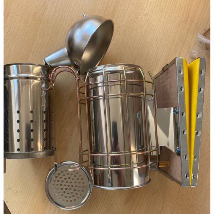 Rozsdamentes füstölő rostélyos, plusz kivehető betéttel Ø 10 cm