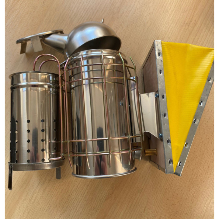 Rozsdamentes füstölő rostélyos, plusz kivehető betéttel Ø 10 cm