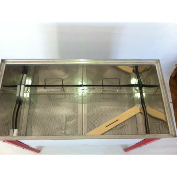 Rozsdamentes nagy fedelező kád