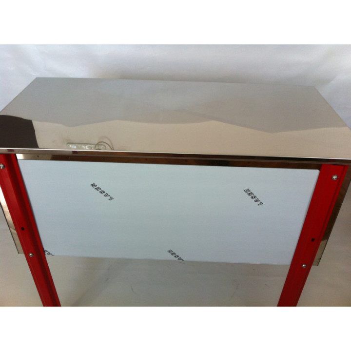 Rozsdamentes nagy fedelező kád