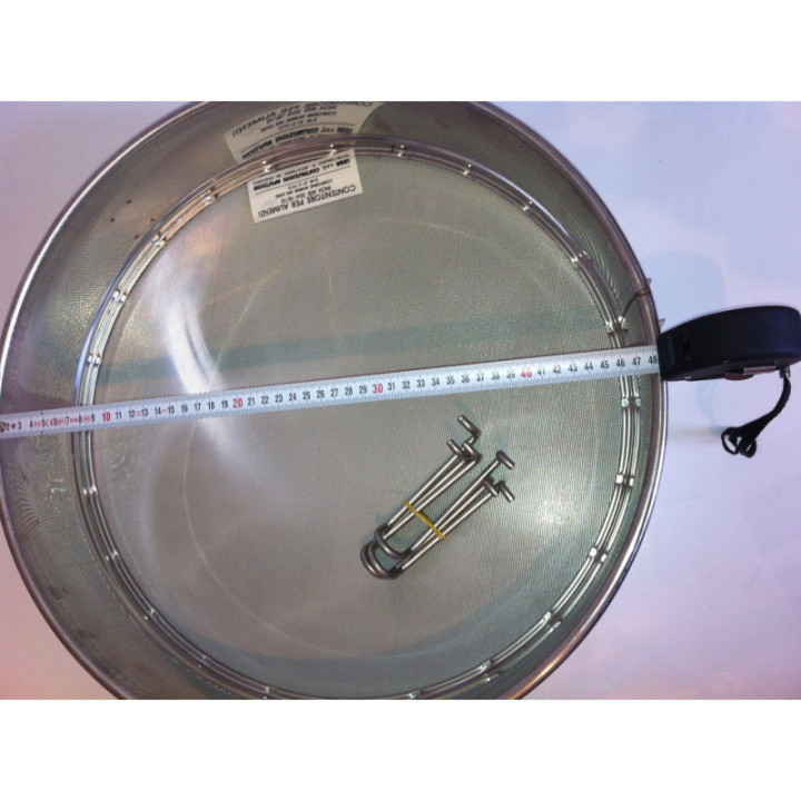 Rozsdamentes acél szűrő max. Q570 mm