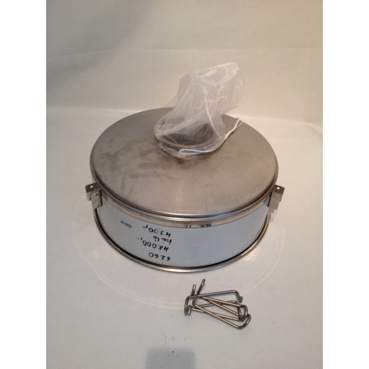 Tölcsér rozsdamentes, hálós szűrő 275 mikron