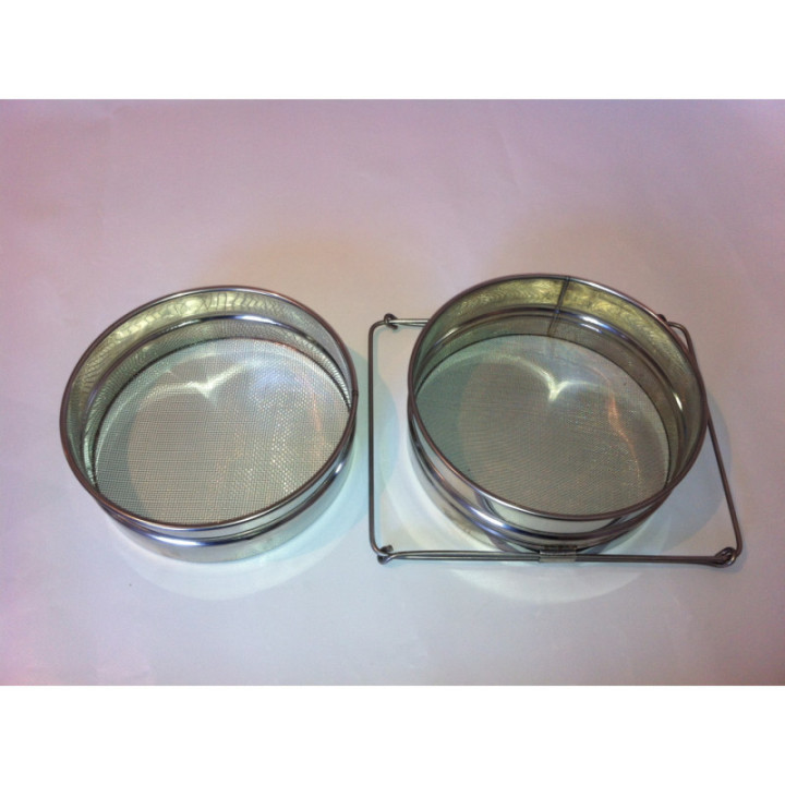 Dupla acélszűrő Ø 210-től 400 mm-ig