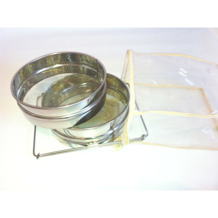 Dupla acélszűrő Ø 210-től 400 mm-ig