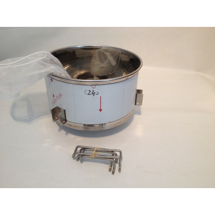 Rozsdamentes acél tölcsér max. Q520 mm