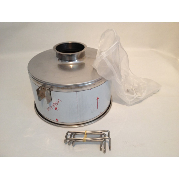 Rozsdamentes acél tölcsér max. Q520 mm